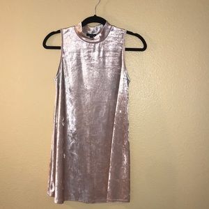 Size S Pink Velvet Dress